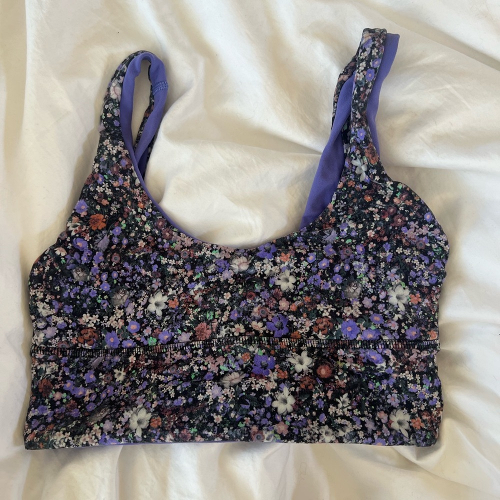 Lulu Floral sports bra